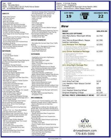 2025 Mercedes-Benz C-Class AMG C 63 S E Performance