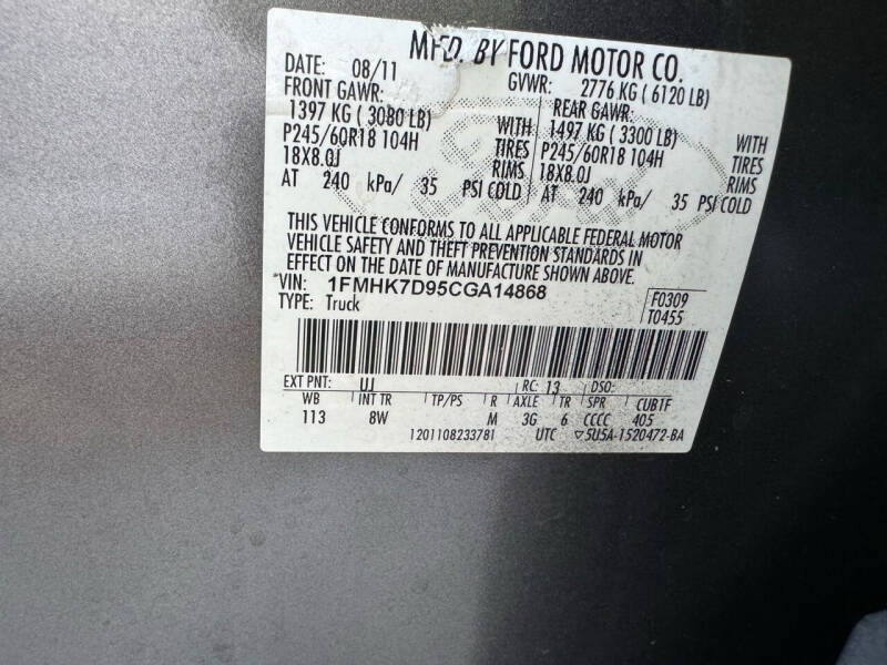 2012 Ford Explorer XLT