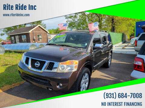 2014 Nissan Armada for sale at Rite Ride Inc 2 in Shelbyville TN