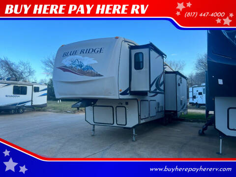 2011 Forest River Blue Ridge 3025RL for sale at BUY HERE PAY HERE RV in Burleson TX