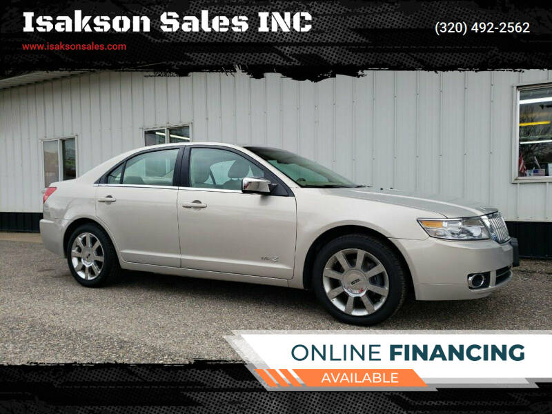 2009 Lincoln MKZ for sale at Isakson Sales INC in Waite Park MN