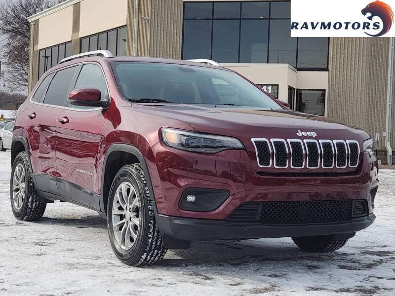 2019 Jeep Cherokee for sale at RAVMOTORS - CRYSTAL in Crystal MN