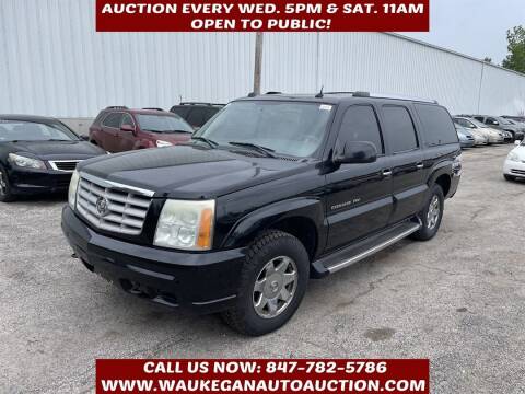 2004 Cadillac Escalade ESV for sale at Waukegan Auto Auction in Waukegan IL