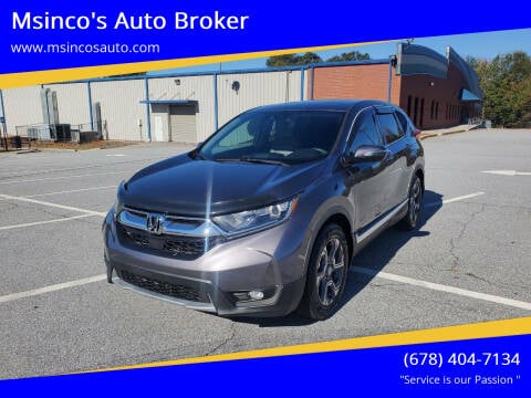 2018 Honda CR-V for sale at Msinco's Auto Broker in Snellville GA