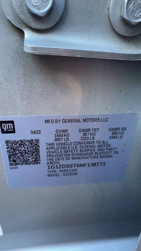 2022 Chevrolet Malibu LT