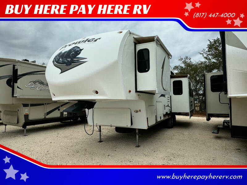 2012 Heartland Prowler 316RLS for sale at BUY HERE PAY HERE RV in Burleson TX