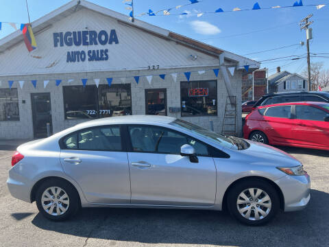 2012 Honda Civic for sale at Figueroa Auto Sales in Joliet IL