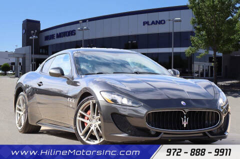 2016 Maserati GranTurismo for sale at HILINE MOTORS in Plano TX