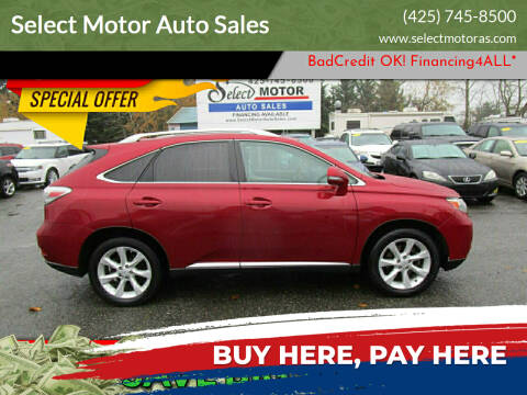 Lexus For Sale In Lynnwood Wa Select Motor Auto Sales