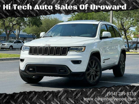 2016 Jeep Grand Cherokee for sale at Hi Tech Auto Sales Of Broward in Hollywood FL