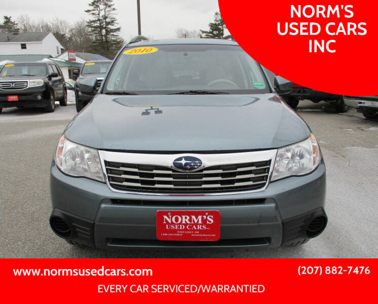 2010 Subaru Forester for sale at NORM'S USED CARS INC in Wiscasset ME