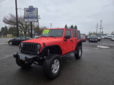 2013 Jeep Wrangler Unlimited for sale at Pacific Cars and Trucks Inc in Eugene OR