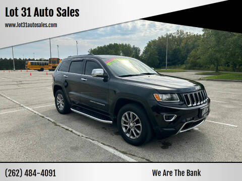 2014 Jeep Grand Cherokee for sale at Lot 31 Auto Sales in Kenosha WI