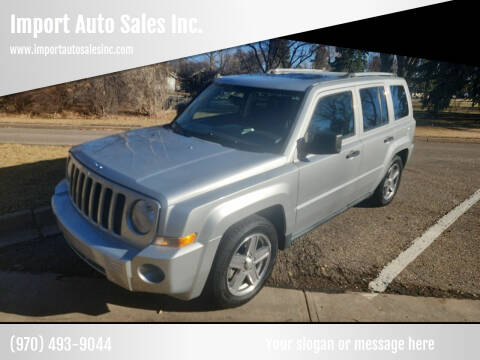 2008 Jeep Patriot for sale at Import Auto Sales Inc. in Fort Collins CO