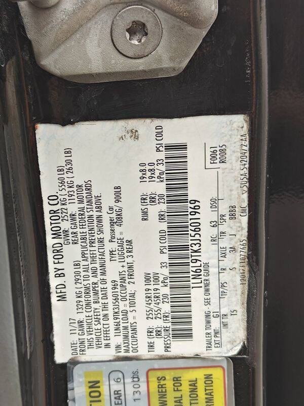 2018 Lincoln Continental Select