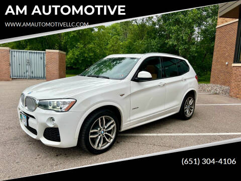 2016 BMW X3 for sale at AM AUTOMOTIVE in Forest Lake MN