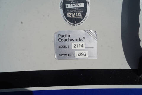 2020 Pacific Coachworks Sandsport 2114