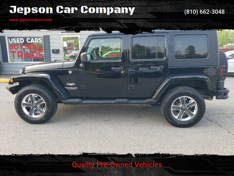 2009 Jeep Wrangler Unlimited for sale at Jepson Car Company in Saint Clair MI
