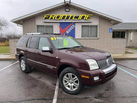 2007 Mercury Mountaineer for sale at Frontline Automotive Services in Carleton MI