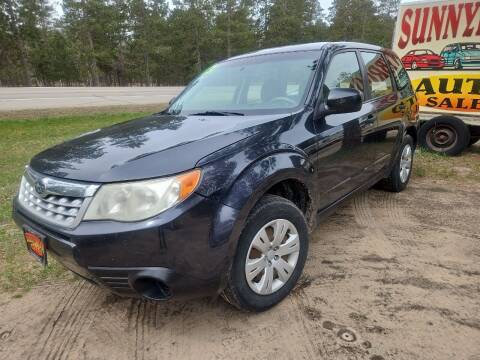2013 Subaru Forester for sale at SUNNYBROOK USED CARS in Menahga MN