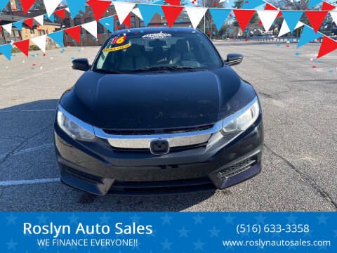 2016 Honda Civic for sale at Roslyn Auto Sales in Roslyn Heights NY