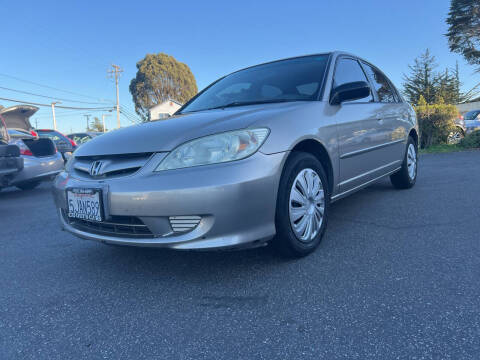 2004 Honda Civic for sale at Cuquis Cars in Marina CA