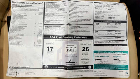 2009 BMW 1 Series 135i