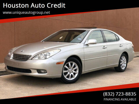 2003 Lexus ES 300 for sale at Houston Auto Credit in Houston TX