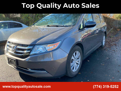 2016 Honda Odyssey for sale at Top Quality Auto Sales in Westport MA