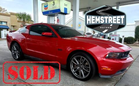 2012 Ford Mustang for sale at Hemstreet Motors in Warner Robins GA