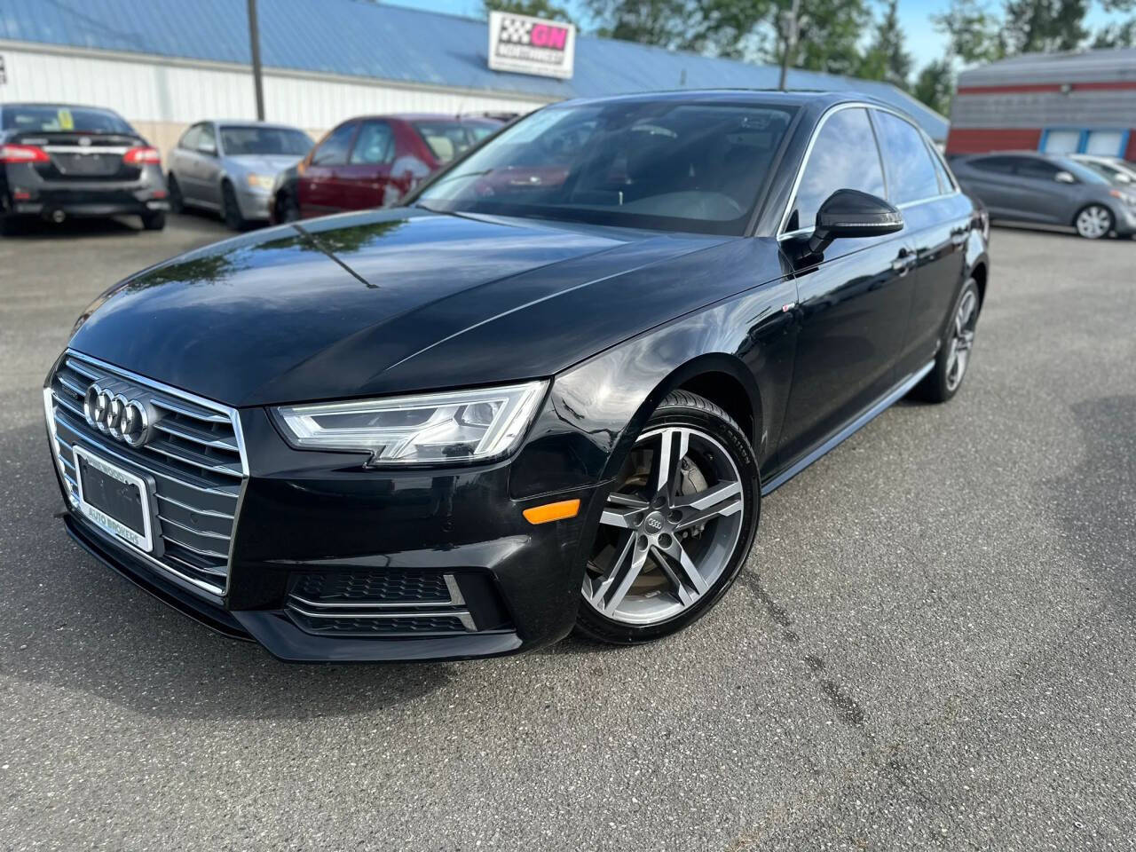Black 2017 Audi A4 2.0T quattro Premium Plus AWD 2.0T quattro Premium Plus 4dr Sedan 7A 1