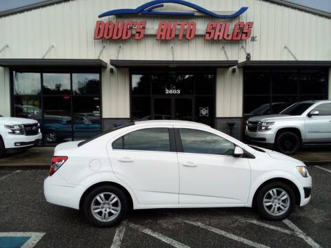 2015 Chevrolet Sonic for sale at DOUG'S AUTO SALES INC in Pleasant View TN