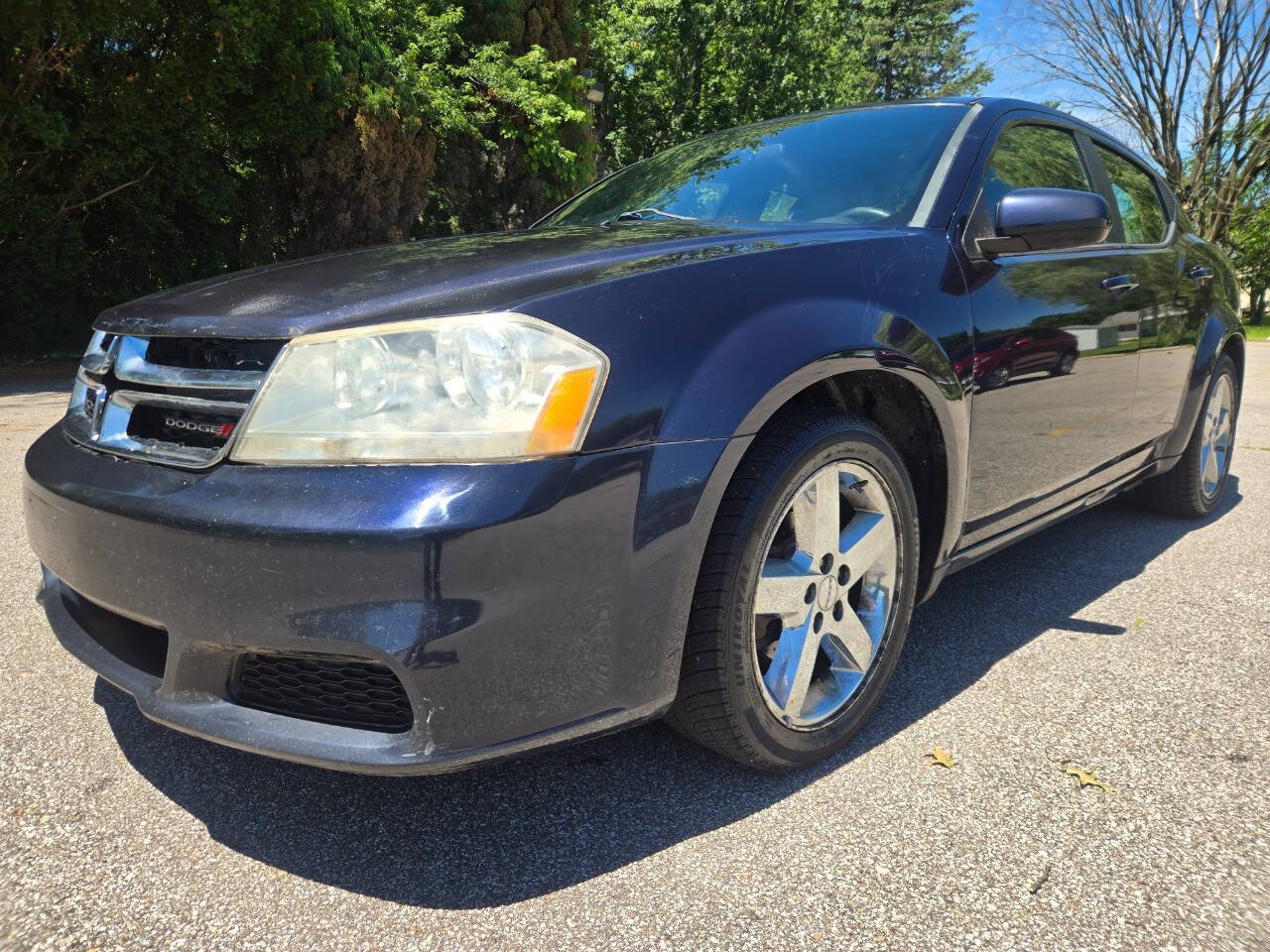 Blue 2012 Dodge Avenger SXT SXT 4dr Sedan 2