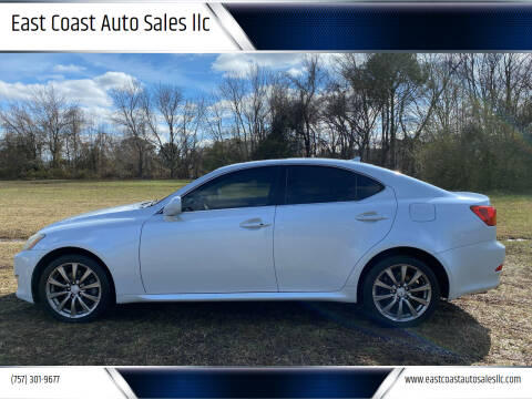 2008 Lexus IS 250 for sale at East Coast Auto Sales llc in Virginia Beach VA