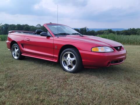 1996 Ford Mustang SVT Cobra for sale at Ulsh Auto Sales Inc. in Summit Station PA