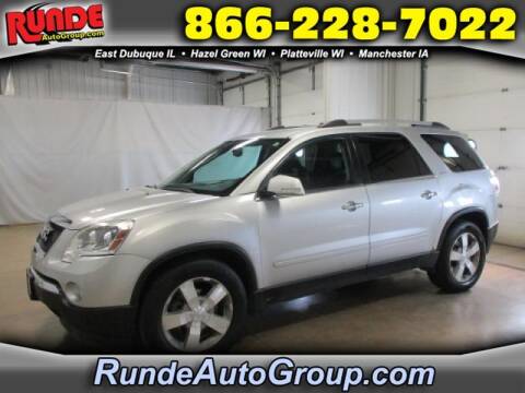 2011 GMC Acadia for sale at Runde PreDriven in Hazel Green WI