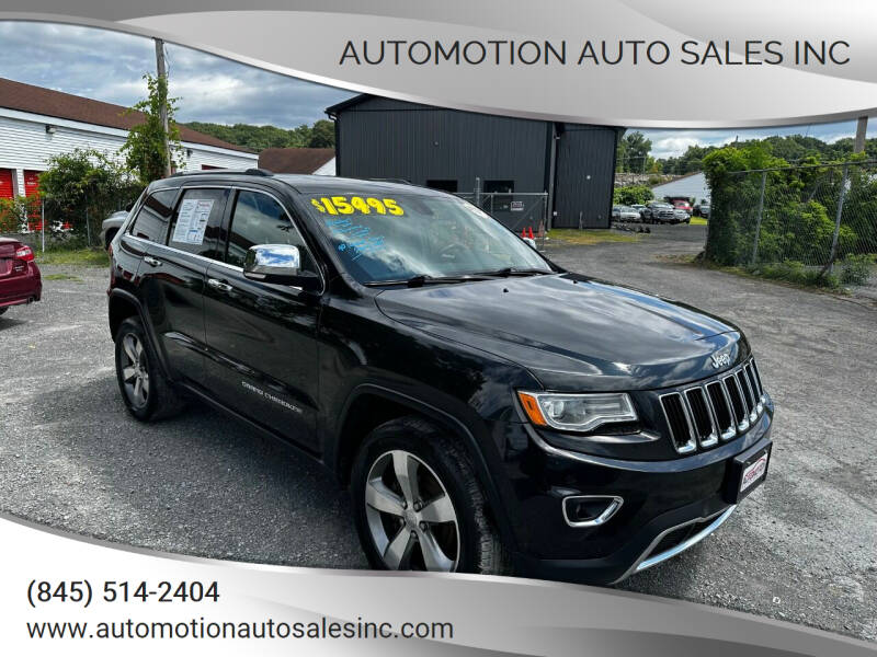 2016 Jeep Grand Cherokee for sale at Automotion Auto Sales Inc in Kingston NY