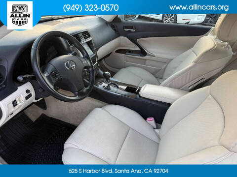 2010 Lexus IS 250C