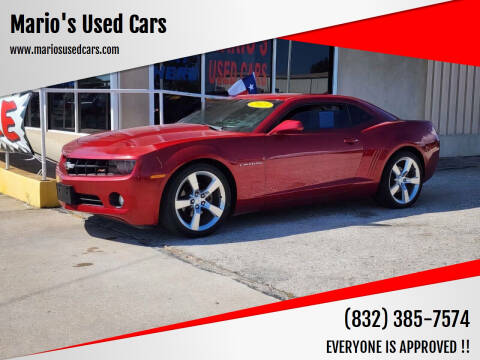 2013 Chevrolet Camaro for sale at Mario's Used Cars in Houston TX