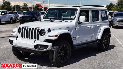 2022 Jeep Wrangler Unlimited for sale at Meador Dodge Chrysler Jeep RAM in Fort Worth TX