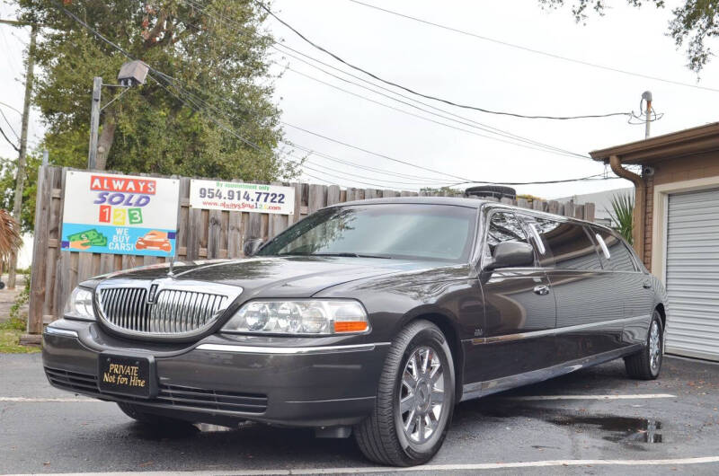2006 Lincoln Town Car for sale at ALWAYSSOLD123 INC in Fort Lauderdale FL
