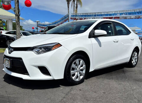 2015 Toyota Corolla for sale at PONO'S USED CARS in Hilo HI