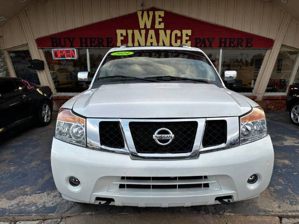 2014 Nissan Armada for sale at Caspian Auto Sales in Oklahoma City, OK