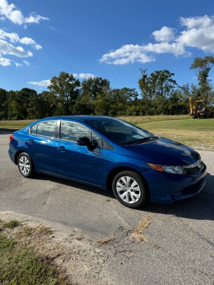 2012 Honda Civic for sale at Hanks Auto Sales in Coats, NC