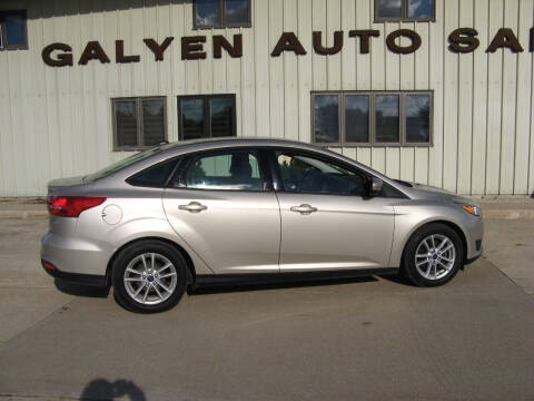 2017 Ford Focus for sale at Galyen Auto Sales in Atkinson NE
