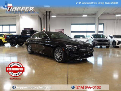 2021 Mercedes-Benz E-Class for sale at HOPPER MOTORPLEX in Irving TX