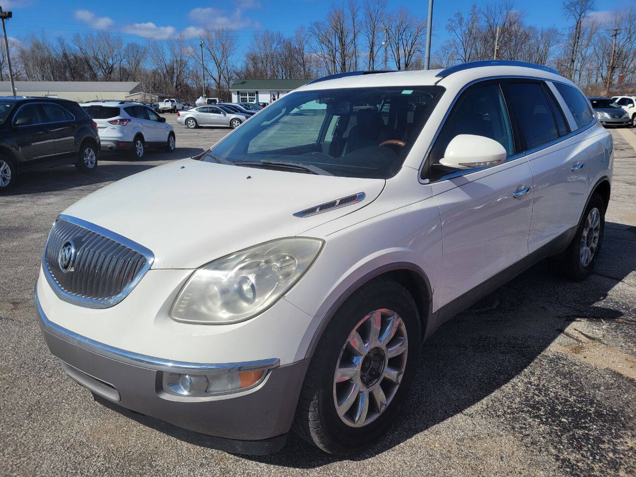 White 2012 Buick Enclave Leather AWD Leather 4dr Crossover 2