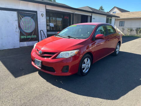 2011 Toyota Corolla for sale at AUTO HUB in Salem OR