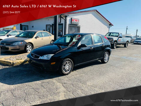 2007 Ford Focus for sale at 6767 AUTOSALES LTD / 6767 W WASHINGTON ST in Indianapolis IN