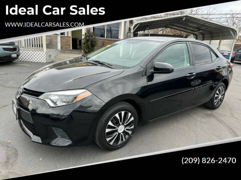 2014 Toyota Corolla for sale at Ideal Car Sales in Los Banos CA
